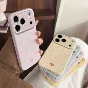 For Simple polka dot love large window suitable for Huawei MATE80PRO mobile phone case nova15 niche P90 h260705