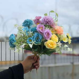 Tanaman Artificial Bunga Plastik Hydrangea Tangkai Dekorasi Ruangan Acara Ornamen Hias COD PBP148