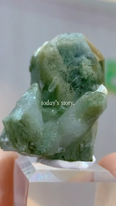 Raw Green Phantom Quartz from Pakistan 💚巴基斯坦 绿幽灵原矿 清透内景