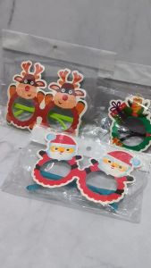 Icantiq 1 Pcs Kacamata Natal Motif Lucu Kacamata Gaya Kartun Cute Kaca mata Kertas Paper Christmast Glasses Kacamata Natal Anak dan Dewasa Plastik Kacamata Aksesoris Natal Karakter Kacamata Kartun Cantik Kertas Mata Xmas Paper Eye - Motif Acak