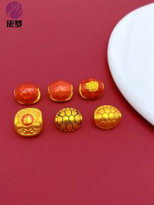 Handmade DIY Turtle Shell Spacer Beads Bracelet Accessories Fashion Jewelry  out Alloy Plated Silver Gold Bracelet Parts