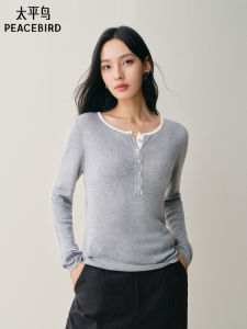 PEACEBIRD | Winter New Wool Blend Henley Neck Knit Underwear