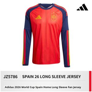 adidas | 2026 World Cup Spain Home Long Sleeve Fan Jersey