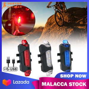 Taillight Bicycle Bike Light LED Taillight Portable USB Rechargeable MTB Safety Warning Cycling Waterproof Bicycle Lamp Flashlight Taillight Lamp | JUSTGOOUTDOOR