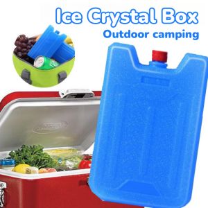 Ice Crystal Box Outdoor Camping Food Fresh Cooler Container Ice Box Reusable Cold Storage Preservation Ice Pack