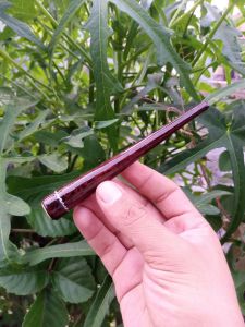 Pipa Pirok kerajinan Kayu Gali Asem Model Lurus Cincin
