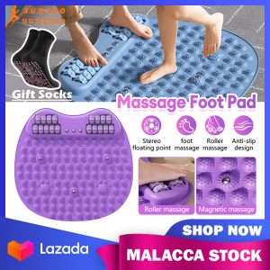 Foot Massage Roller Mat 50CM Non Slip TPE Foot Massage Reflexology Acupressure Pad Indoor Running Acupressure Mat Foot Pad 足底按摩墊
