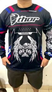 Jersey Ofroad Motorcross Kaos Trail Baju KLX Lengan Panjang - Sport