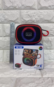Speaker Wireless TWS GE-169 7W Horn Speaker Bluetooth V5.3 RGB Portable Mini TWS Pair 2 Speaker Bass