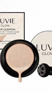 Kem Nền Dạng Đệm LUVIE GLOW Mushroom Head Cushion Foundation BB/CC Cream - Kiểm Soát Dầu Dưỡng Ẩm Làm Sáng Da Độ Che Phủ Có Thể Điều Chỉnh Mỹ Phẩm Trang Điểm Mặt Hàn Quốc