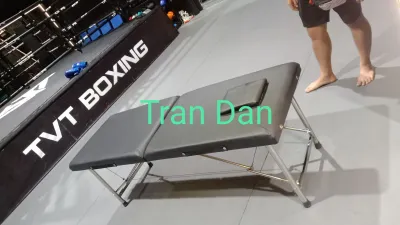 Giường Spa xếp vali chân Inox
