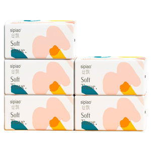 Affordable Large Pack Bamboo Pulp Face Towel Paper Tissue Drawstring Home Kitchen Bathroom Napkins Whole Box Dormitory