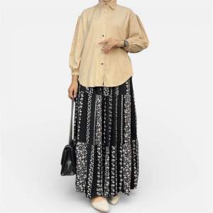 Kanaya 1 Setelan Rok Dan Kemeja Bahan Rayon Premium / OneSet Wanita / Pakaian Wanita Bahan Adem By Tarisaa.id