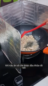 Tấm Chắn Dầu Mỡ Chắn Gió Miếng Che Bếp Gas Bếp Điện Cách Nhiệt Dùng Nấu Ăn Có Họa Tiết-CA666