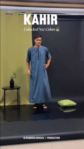 AL-HAQ Gamis Jumbo Oversize Kahir Series Jubah Lengan Pendek Gamis Umroh Jubah Lebaran Jubah Reguler