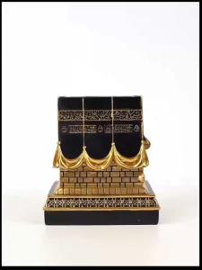 Black Kaaba Mecca Premium Souvenir Gift Islamic 3D Kaabah Model Hiasan Meja Hiasan Muslim Gift Hadiya birthday gift 麦加黑房