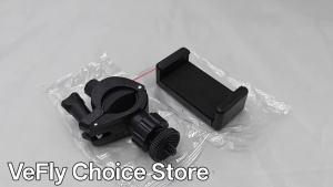Bracket With Phone Holder Clip Handlebar Adapter Mount Clamp For Smartphone Live Broadcast Video Shooting Make-up Selfie Flash