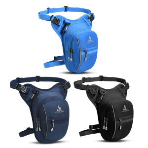 Motorcycle Drop Leg Bag Hip Bum Motorcycle Bag Motorbike Riding Chest Bag Outdoor Sports Bag for Hiking Climbing Fishing