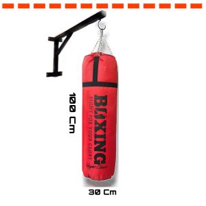 Samsak Tinju Beladiri MMA Muaythai 100 Cm Atau 1Meter Tanpa - Isi samsak gantung Murah Berkualitas