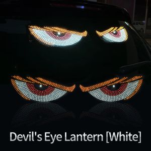 Led Devils Eye Light USB Multi-Mode Pixel Panel Windshield Strobe Dynamic Demon Eye Decorative Ambient Light for Truck Car 5V