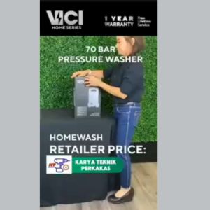 VICI Homewash Mesin Cuci Steam Jetcleaner 70 BAR Mobil/AC