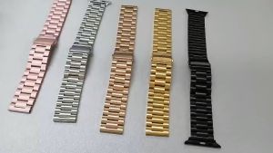 สายนาฬิกาโลหะสแตนเลส iwatch 11/10/9/8/7/2/3/4/5/6/1/SE สายปรับได้ 38mm/42mm/40mm/44mm/41m/45mm/46mm/49mm.