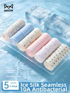 MiiOW | Ice Silk Seamless Antibacterial Cotton Lining Breathable Womens Briefs