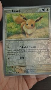 Eevee 133 REVERSE HOLO - Pokemon 151 (English) - Pokemon Cards Singles