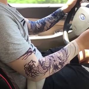 Bao Tay Giả Săm Tattoo - Găng Tay Tattoo Hình Săm -Aeneas Shop