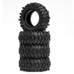 4PCS 1.9" Crawler Tires OD 88mm for 1/12 Crawler Car MJX Hyper Go H12Y+ Axial SCX10 90046 AXI03007 Tamiya CC01 D90