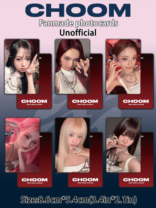BABYMONSTER 「Special Thanks Card」ローラ 6Pcs Baby-Monster Cards, Choom Card, Ahyeon, Asa, Rora, Chiquita