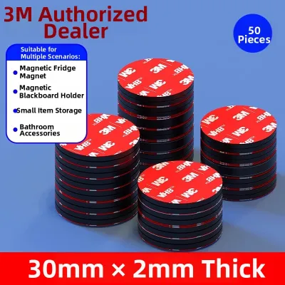 3M | Self-Adhesive Strong Magnetic Sheet for Teaching Round