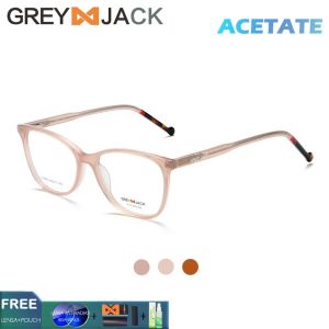 Desain Unik Kacamata Grey Jack Frame untuk Pria & Wanita