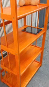 Kệ vi sóng 4 tầng sâu 38cm ngang 64cm cao 122cm gỗ cao su màu cherry đã thông qua tẩm sấy chống mối mọtchịu nước bền hơn so gỗ thông và MDF nhân tạo đa năng đẹp.