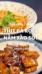 [VỊ CAY - Không dùng cho bé] Nước Sốt TERIYAKI CAY Nhật Bản Hương Vị Đậm Đà Gia Vị Cay Ngon Mê Ly Chay Mặn Đều Dùng Được DASHI LAB Chai 340g dùng được cho thịt cá gà hải sản rau củ xào mì thích hợp nướng chiên xào áp chảo