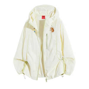 CHARLES JANGS HAPPY HEART | Trendy American Style Hooded Sun Protection Jacket