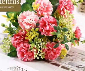 Buket Bunga Buatan Hydrangea Artificial Flower Chrysanthemum Bouquet Bunga Palsu Artificial BG148
