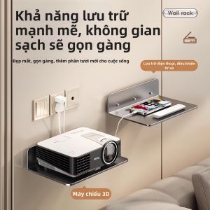Kệ Treo Tường Không Cần Khoan Cho Bộ Đơn Vị Mạng Quang Router Camera