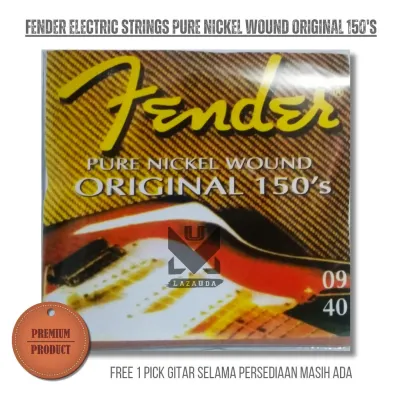 Senar Gitar Akustik Elektrik Fender Isi 1 set (009-040) (008-038) Premium High Quality