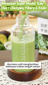 3F FOOD AVOCADO KALE CHIA SEED POWDER - NO FAT FIBER RICH SMOOTHIE FOR DAILY USE
