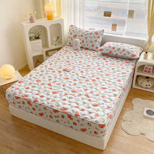 Waterproof Breathable Dustproof Cotton Bedding Protector Pad Cover for Babies Baby Bedding Cover Single Piece Mattress Protector