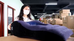 Ghế Bơm Hơi Cho Bà Bầu Tặng Kèm Bơm Máy 2 Chiều. Gối Đệm Tình Nhân (Che tên khi giao hàng)