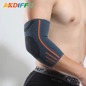 1pc Breathable Elbow Brace Compression Sleeve Basketball Anti-collision Fitness Protector Arm Sleeve