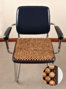 Đệm Ghế Mùa Hè Bằng Hạt Gỗ Mát Mẻ Thoáng Khí Cho Ghế Máy Tính Chơi Game Và Văn Phòng Đệm Ghế Bằng Vải Cotton Pha Trộn