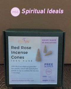 HSS Red Rose Incense Cones A Classic Lovers Incense Attract True Love