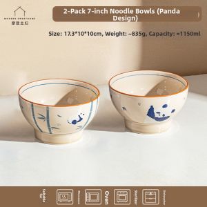 MODERN SWEETHOME | Panda Design Ceramic Soup Bowl