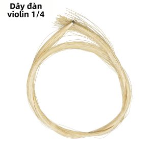 IRIN | Cung Đàn Violin Lông Ngựa Thật Bền Chắc Nhiều Kích Cỡ 4/4 3/4 1/2 1/8 1/4 Phụ Kiện Biểu Diễn Đàn Violin Lông Ngựa Trắng Phụ Kiện Đàn Violin