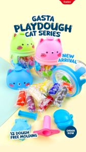 Playdough TK-5046 CAT / Plastisin / Mainan Malam