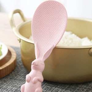Makayo ทัพพีตักข้าว การเตือน ตั้งได้ ข้าวไม่ติดทัพพี ล้างง่าย Wheat straw rice spoon สปอตสินค้า