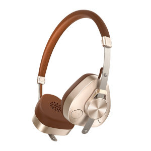 Oneodio F4 Bluetooth 5.4 Headset Retro Wireless Headphones With Microphone Hi-Res Audio Ultra-Light On-Ear HiFi Metal Earphones